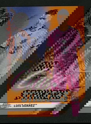 2023 Topps Chrome CS-19 Luis Suárez Big City Strikers Inter Miami CF