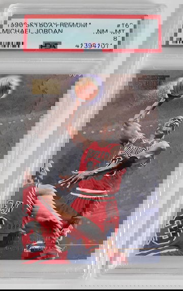 1996 Skybox Premium Michael Jordan #16 PSA 8 NM-MT 