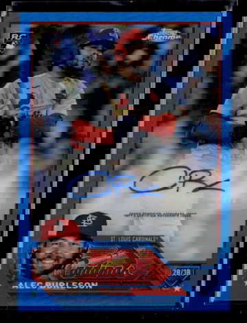 2023 Topps Chrome 1988 Alec Burleson #AC-AB RC Auto