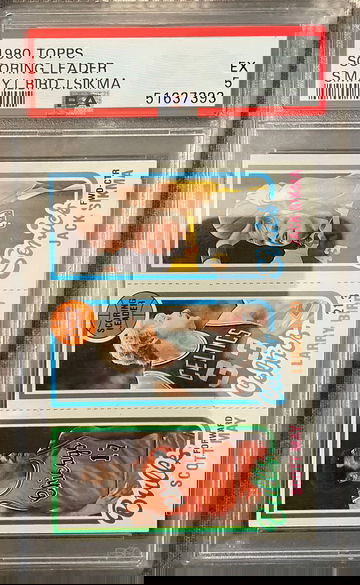 1980 Topps Larry Bird Rookie Jack Sikma Scott May PSA