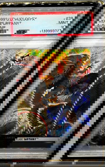 1999-00 Upper Deck HoloGrFX #28 Kobe Bryant Ausome Gold SP PSA 9