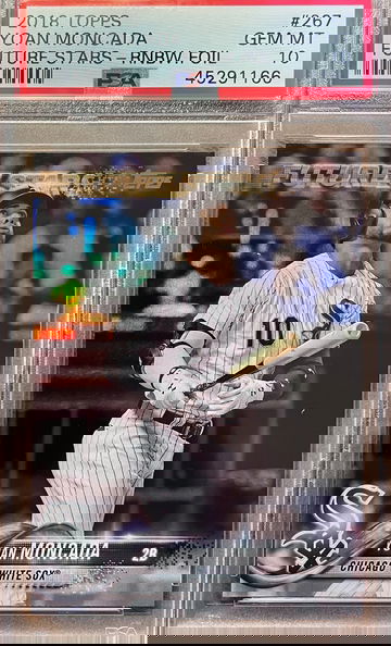 2018 Topps Rainbow Foil #267 Yoan Moncada PSA 10