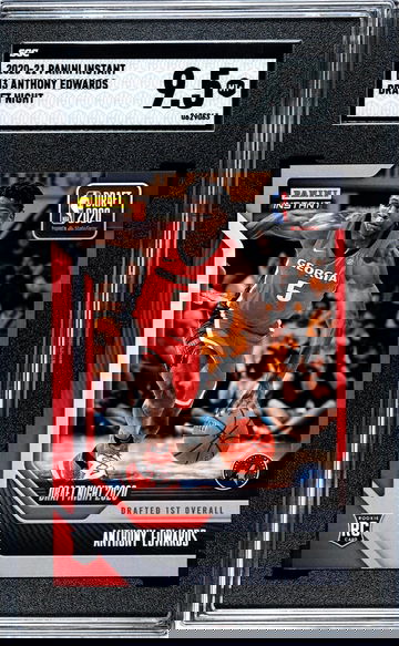 2020-21 Panini Instant Draft Night 2020 Anthony Edwards #DN3 RC /2207 SGC 9.5