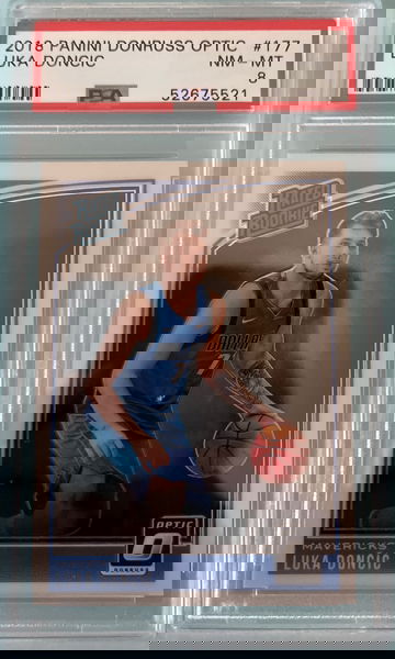 2018 Panini Optic Luka Doncic PSA 8