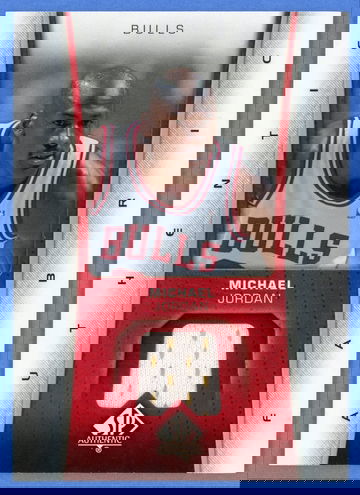 2006 SP AUTHENTIC MICHAEL JORDAN GAME USED JERSEY CARD