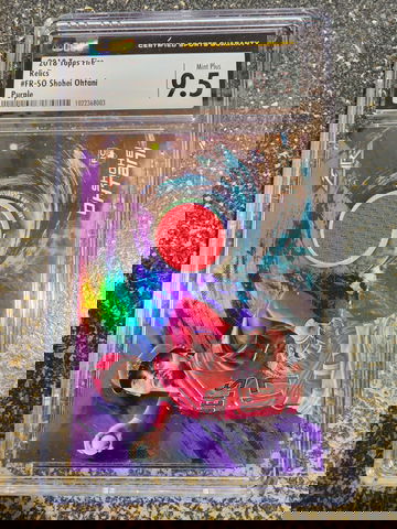 2018 Topps Fire Shohei Ohtani Purple relic /50 CSG 9.5