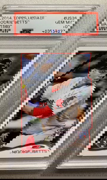 MOOKIE BETTS 2014 TOPPS UPDATE ROOKIE PSA 10 GEM MINT 