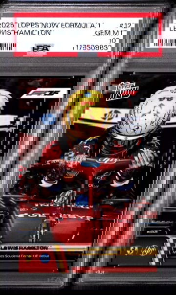 2025 Topps Now Lewis Hamilton PSA 10 