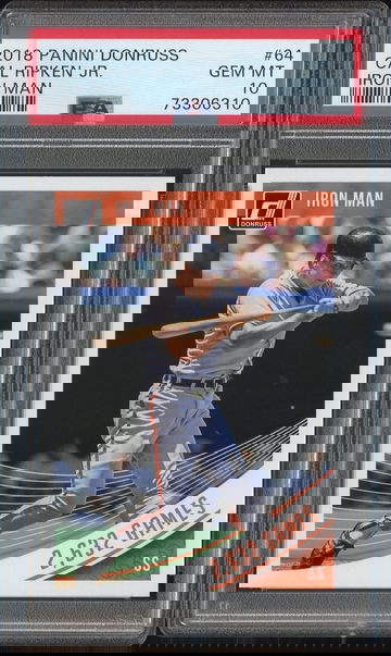 2018 Donruss IRONMAN Variations #64 Cal Ripken PSA 10