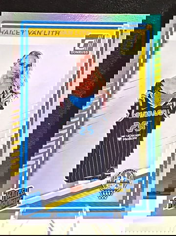 2025 Panini Donruss WNBA  Rated Rookie RC  Silver Holo  Hailey Van Lith  SSP Sky