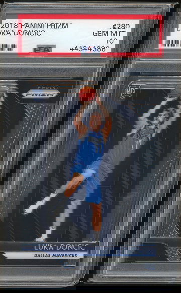 2018 Panini Prizm Luka Doncic PSA 10