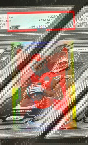 2023 Panini Prizm Rashee Rice Silver Variation PSA 10