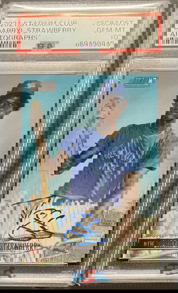 2021 Darryl Strawberry AUTO PSA 10