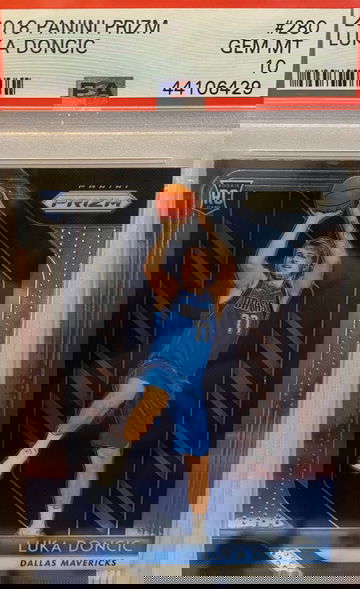 Luka Doncic Panini Prizm Rookie PSA 10