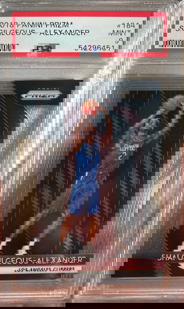 2018 Panini Prizm Shai Gilgeous Alexander RC PSA 9