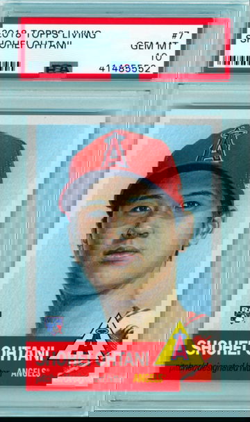 2018 Topps Living #7 Shohei Ohtani PSA 10 GEM MINT 10!