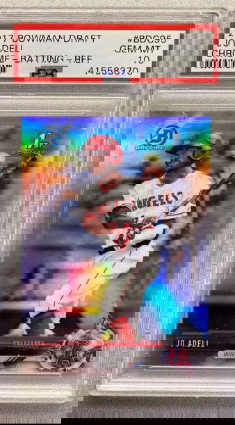 JO ADELL 2017 TOPPS CHROME REFRACTOR ROOKIE PSA 10 GEM MINT 