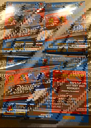 2021 prestige wax blaster lot 4 (one dented)