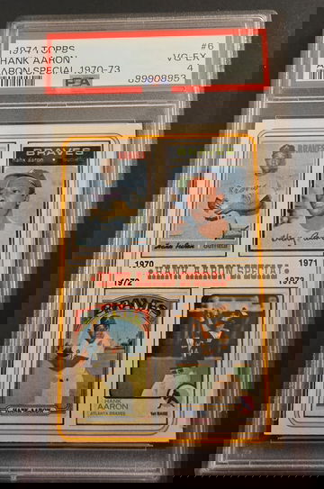 1974 Topps #6 Hank Aaron Special