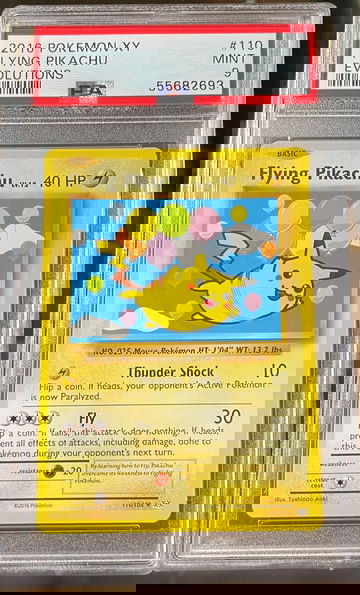 2016 Pokémon XY Evolutions Flying Pikachu PSA 9