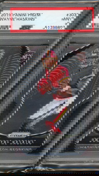 2019 Prizm Dwayne Haskins PSA 9 