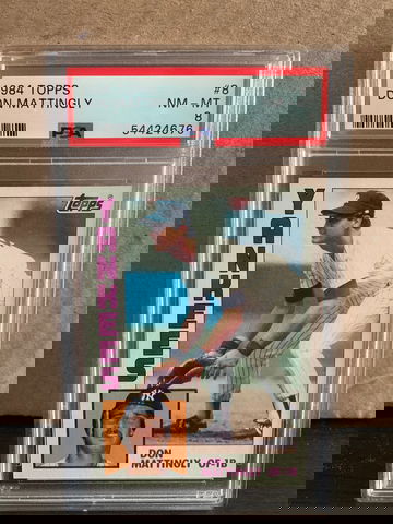 1984 Topps Don Mattingly PSA 8