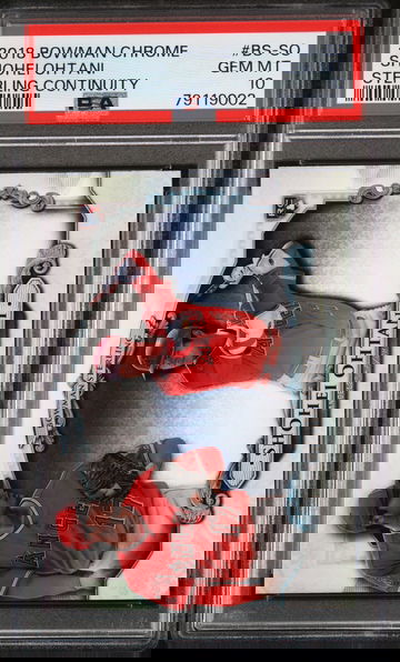 2018 Bowman Chrome Shohei Ohtani Sterling Continuity PSA 10