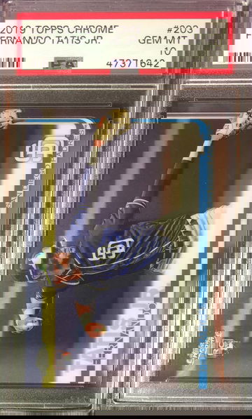 2019 Topps Chrome Fernando Tatis Jr. PSA 10 Gem Mint