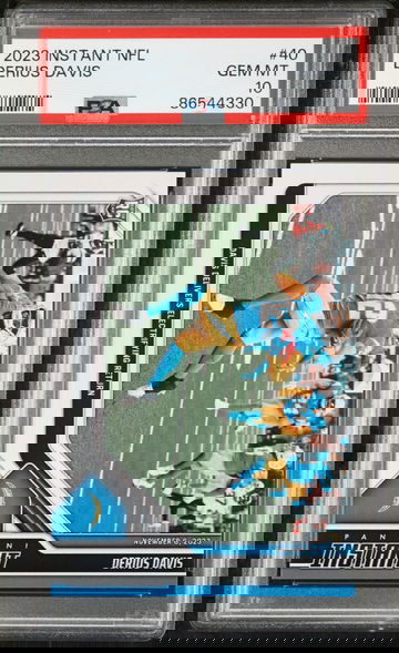 Derius Davis 2023 Panini NFL Rookie #40 Card 1 of 62 Chargers PSA 10 Gem Mint