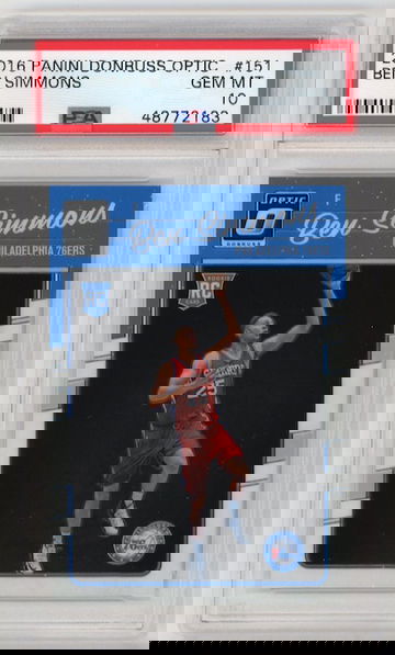 Ben Simmons 2016 Optic PSA 10 Rookie