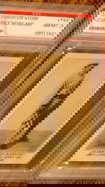 1916 Boston Store #143 Clarence Rowland PSA 8 Nr Mt/ Mt