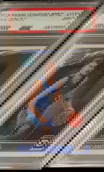 2018 Panini Donruss optic Rated Rookie Luka Doncic PSA 9