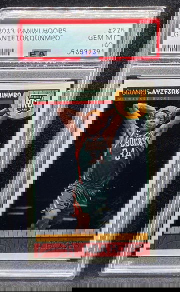 2013 Hoops 275 Giannis Antetokounmpo Rookie – PSA 10 Gem Mint  