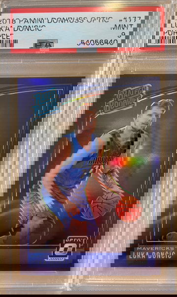 2018 Donruss Optic Luka Doncic Purple PSA 9