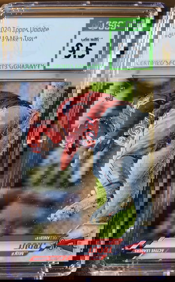 2020 Topps Update Mike Trout #U119 Gem Mint CSG 9.5 Los Angeles Angels