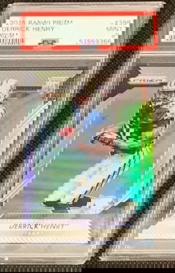 2016 Panini Prizm Derrick Henry Silver Prizm Rookie PSA 9 Titans  
