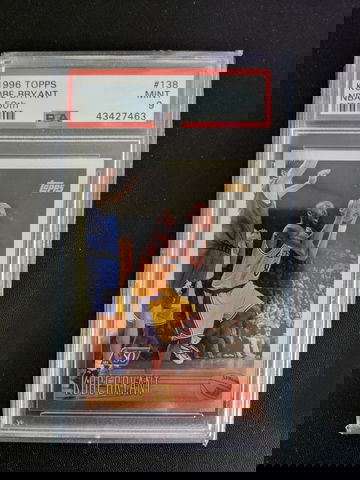 1996 Topps #138 NBA 50th KOBE BRYANT PSA9