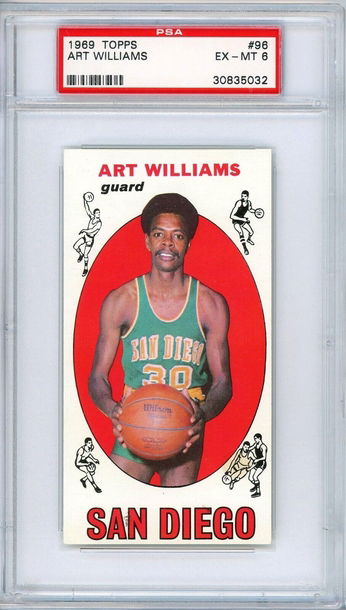 1969 Topps Art Williams Rookie #96 PSA 6 P1347
