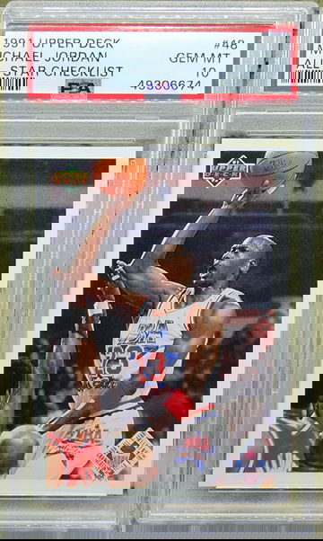 1991 Upperdeck Michael Jordan #48 PSA 10 Gem mint