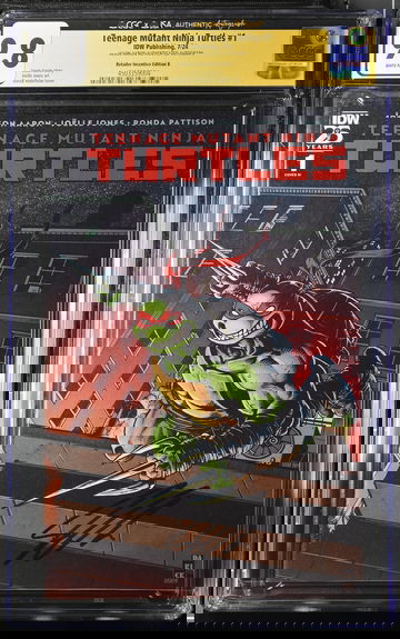 TMNT #1 (2024) 1:50 Robertson Variant CGC 9.8 Signed Jason Aaron