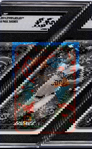 2024 Topps Holiday Paul Skenes Rookie SGC 9.5 - Pirates