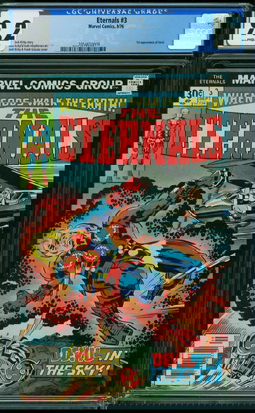 ETERNALS #3, CGC 9.2 NM-