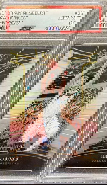 Luka Doncic 2018-19 Panini Select Concourse Silver - PSA 10