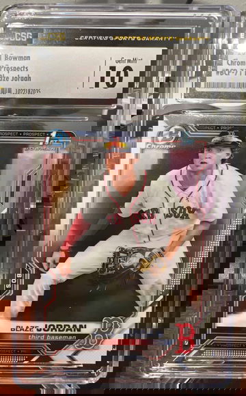 2021 bowman chrome prospects 71 Blaze Jordan