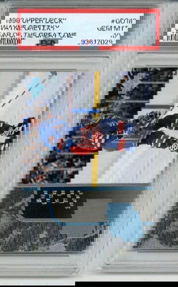 1998 UPPER DECK YEAR OF THE GREAT ONE WAYNE GRETZKY CARD RANGERS PSA 10