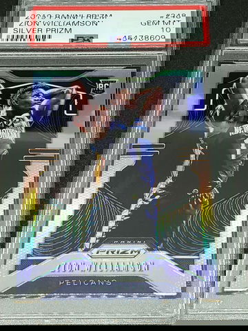 2019-20 Prizm Zion Williamson Silver Prizm PSA 10