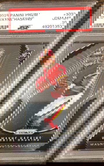 2019 Panini Prizm #303 Dwayne Haskins Rookie RC PSA 10 Gem Mint