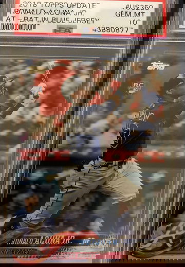 Ronald Acuna 2018 Topps Update PSA 10