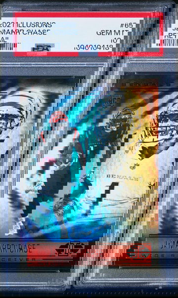 2021 Panini Illusions Retail Ja'Marr Chase #65 PSA 10