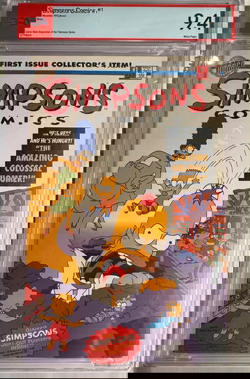 Simpsons Comics #1 (1993) CGC 9.4 White Pages – 1st Issue – Bongo Comics